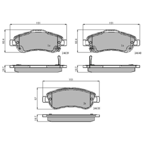 DriveTec Brake Pads DBPPAD2093