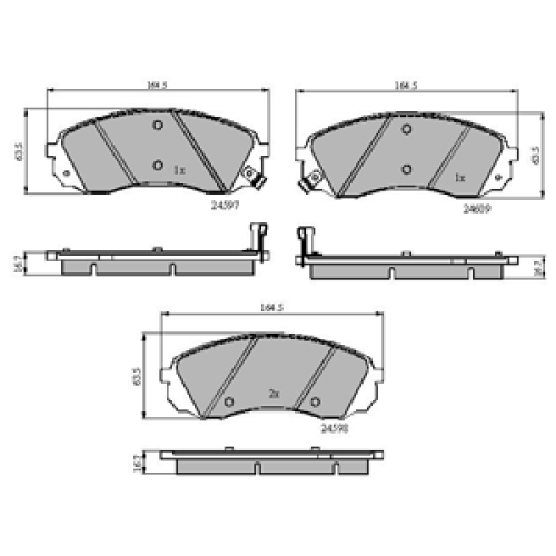 DriveTec Brake Pads DBPPAD2094