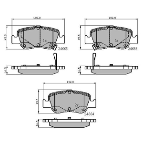 DriveTec Brake Pads DBPPAD2103