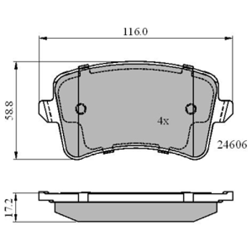 DriveTec Brake Pads DBPPAD2106