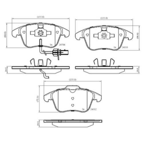 DriveTec Brake Pads DBPPAD2107
