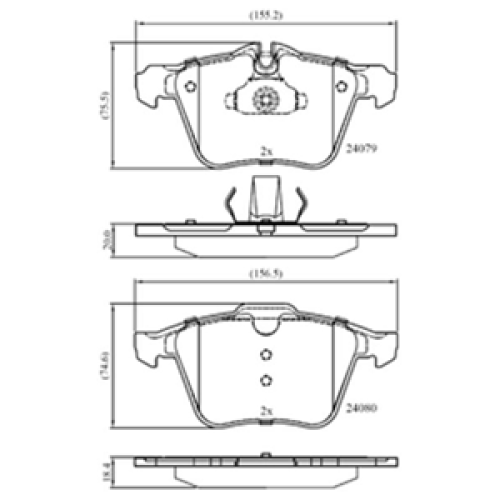 DriveTec Brake Pads DBPPAD2114