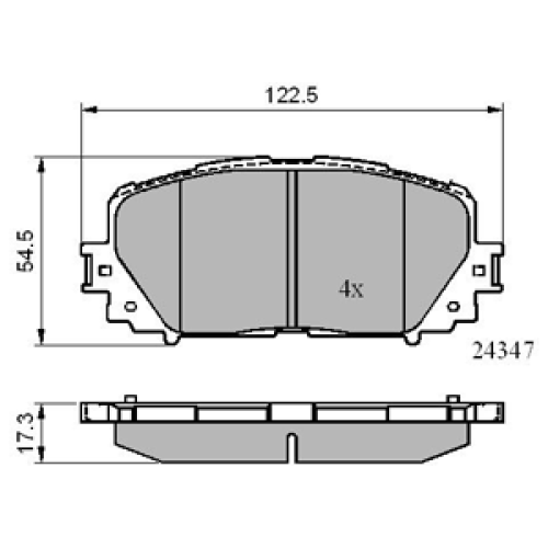 DriveTec Brake Pads DBPPAD2123