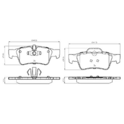 DriveTec Brake Pads DBPPAD2124