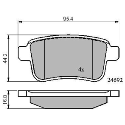 DriveTec Brake Pads DBPPAD2126