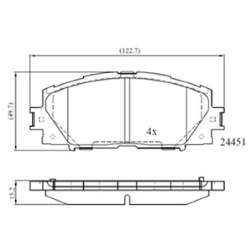 DriveTec Brake Pads DBPPAD2135