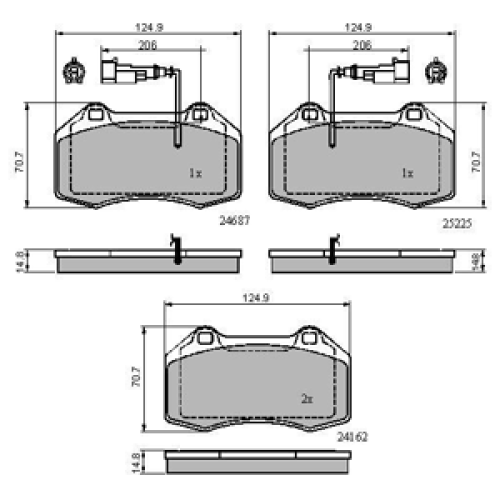 DriveTec Brake Pads DBPPAD2136