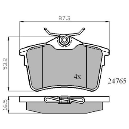 DriveTec Brake Pads DBPPAD2147