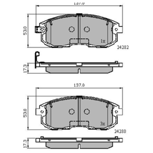 DriveTec Brake Pads DBPPAD2148