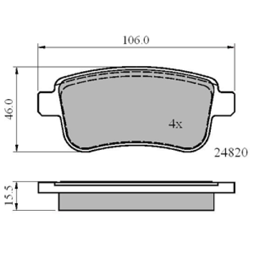DriveTec Brake Pads DBPPAD2153