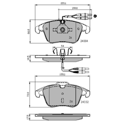 DriveTec Brake Pads DBPPAD2165