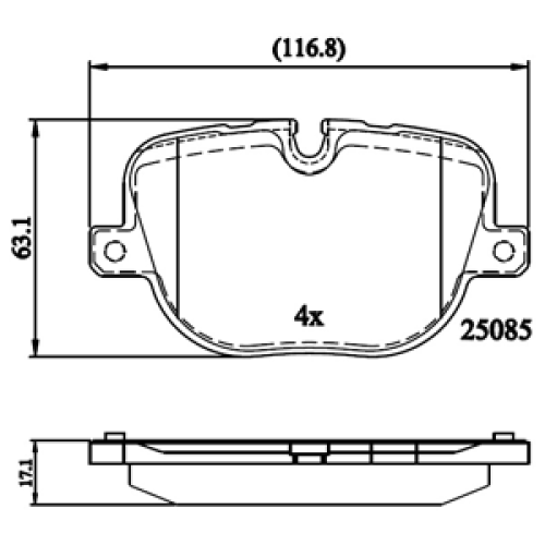 DriveTec Brake Pads DBPPAD2175