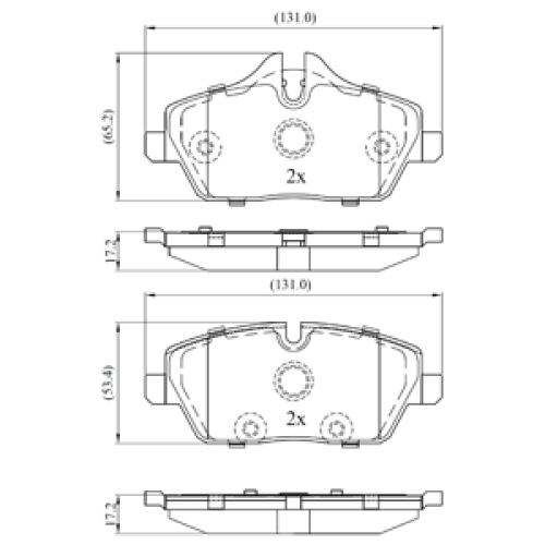 DriveTec Brake Pads DBPPAD2186