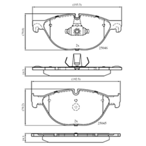 DriveTec Brake Pads DBPPAD2189