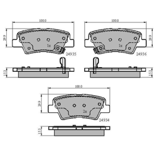 DriveTec Brake Pads DBPPAD2195