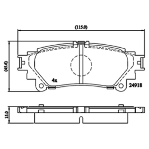 DriveTec Brake Pads DBPPAD2196