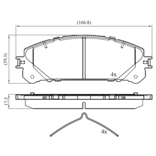 DriveTec Brake Pads DBPPAD2201