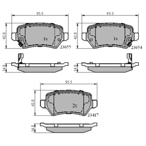 DriveTec Brake Pads DBPPAD2209
