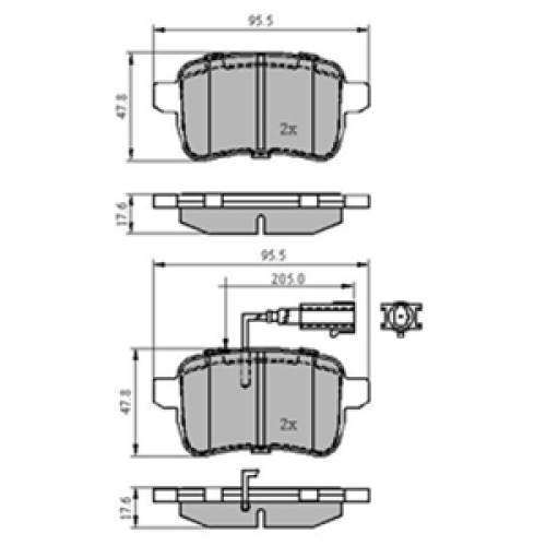 DriveTec Brake Pads DBPPAD2222