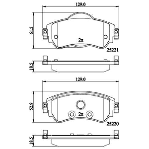 DriveTec Brake Pads DBPPAD2228