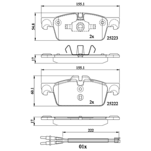 DriveTec Brake Pads DBPPAD2248