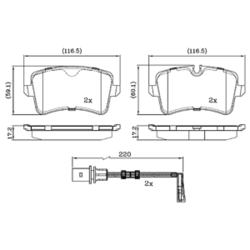 DriveTec Brake Pads DBPPAD2249