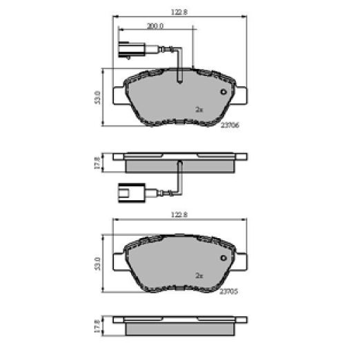 DriveTec Brake Pads DBPPAD2276