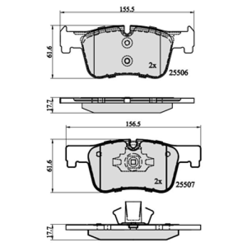 DriveTec Brake Pads DBPPAD2285