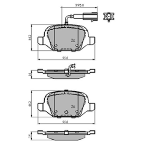 DriveTec Brake Pads DBPPAD2302