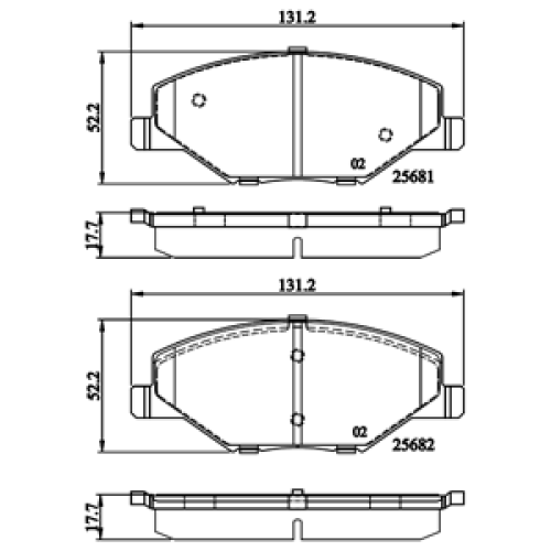 DriveTec Brake Pads DBPPAD2444