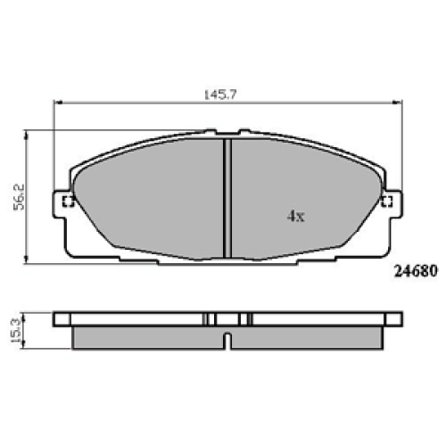DriveTec Brake Pads DBPPAD2473