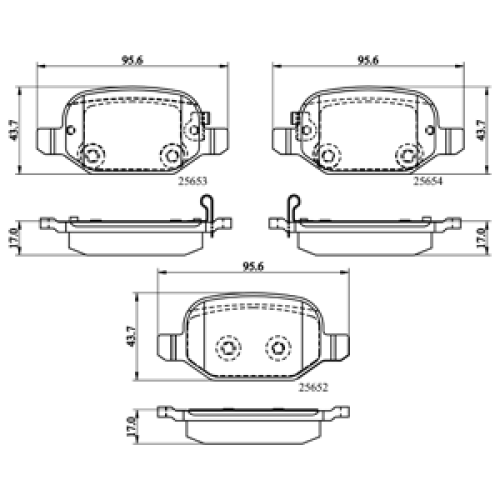DriveTec Brake Pads DBPPAD2475