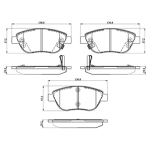 DriveTec Brake Pads DBPPAD2476