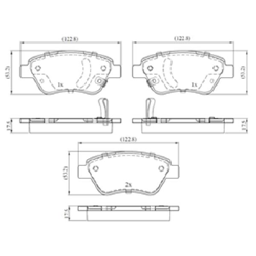DriveTec Brake Pads DBPPAD2478