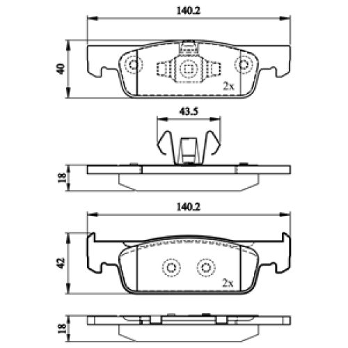 DriveTec Brake Pads DBPPAD2479