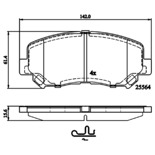 DriveTec Brake Pads DBPPAD2481