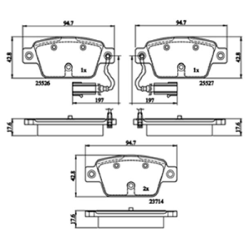DriveTec Brake Pads DBPPAD2486