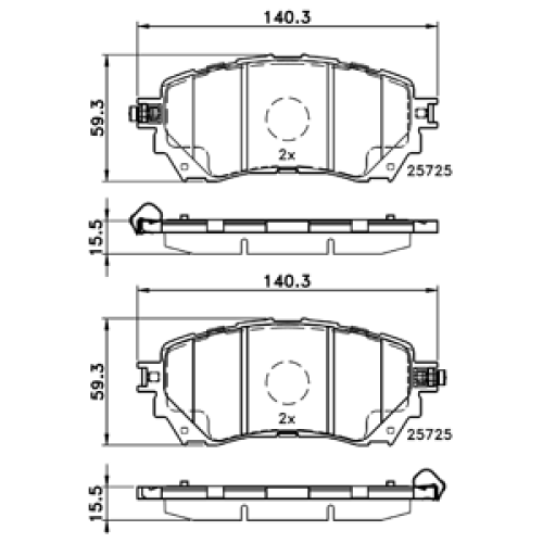 DriveTec Brake Pads DBPPAD2487