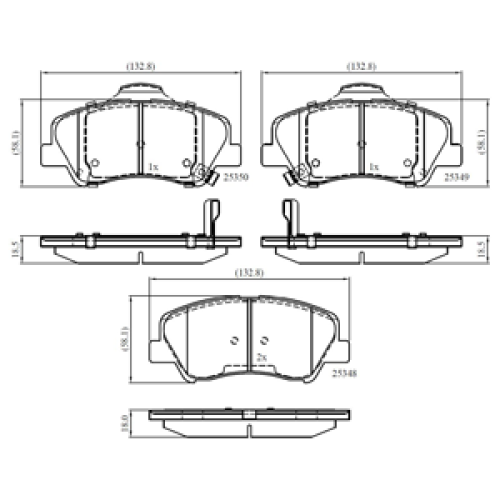 DriveTec Brake Pads DBPPAD2497