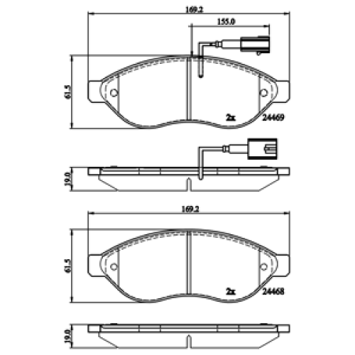 DriveTec Brake Pads DBPPAD2498