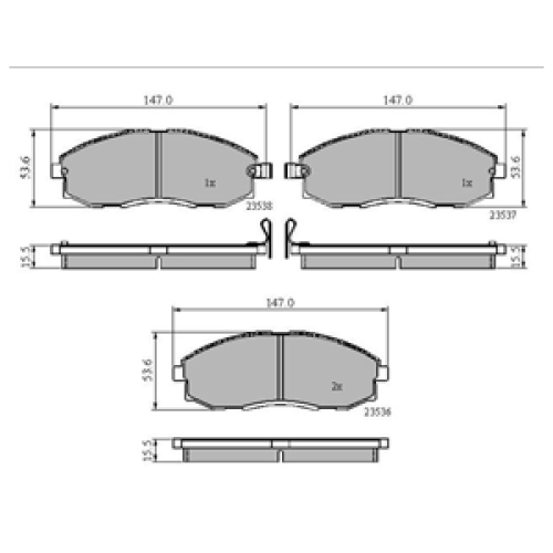 DriveTec Brake Pads DBPPAD2502