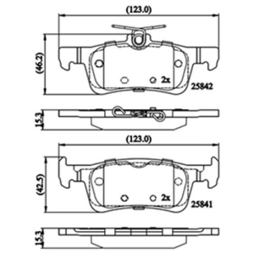 DriveTec Brake Pads DBPPAD2503