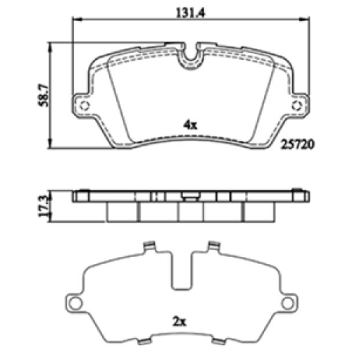 DriveTec Brake Pads DBPPAD2508