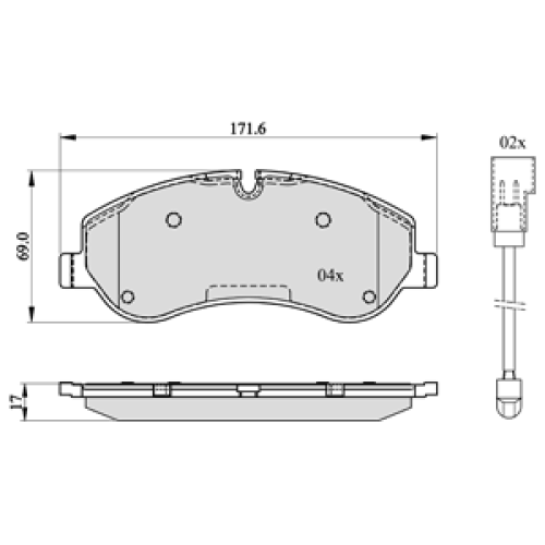 DriveTec Brake Pads DBPPAD2661