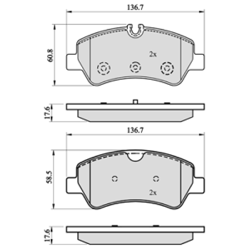 DriveTec Brake Pads DBPPAD2662