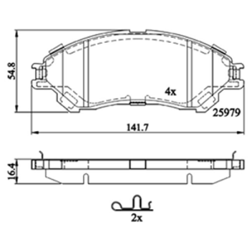 DriveTec Brake Pads DBPPAD2664