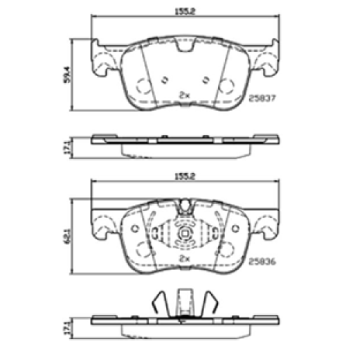 DriveTec Brake Pads DBPPAD2689