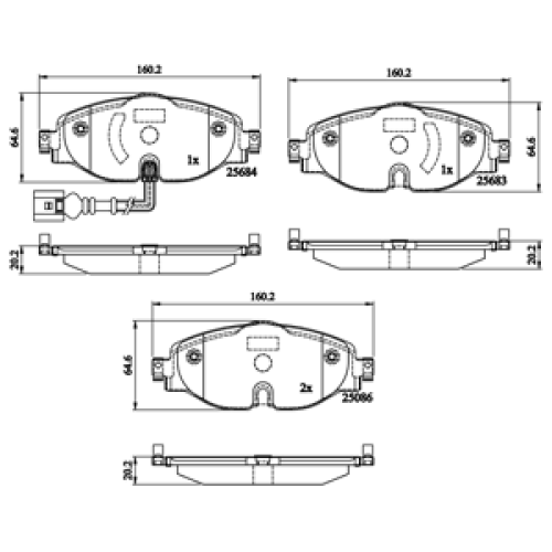 DriveTec Brake Pads DBPPAD2698