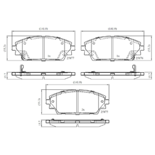 DriveTec Brake Pads DBPPAD2701