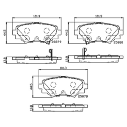 DriveTec Brake Pads DBPPAD2702